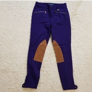 RL BLUE LABEL Purple Jodphur Pants